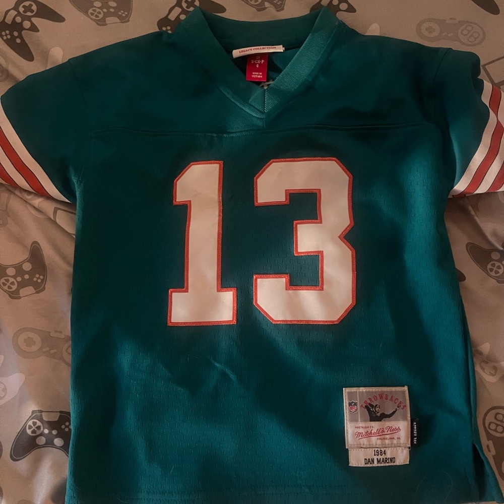 Mitchell & Ness toddler Dan Marino Miami Dolphins 1984 throwback size 4t